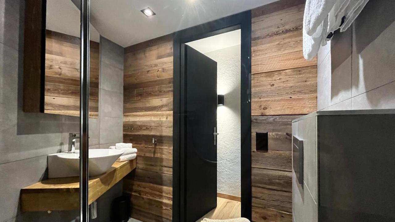 Les Cerfs - Appartement & Studio - Anzère Exteriör bild