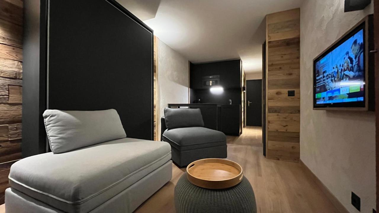 Les Cerfs - Appartement & Studio - Anzère Exteriör bild