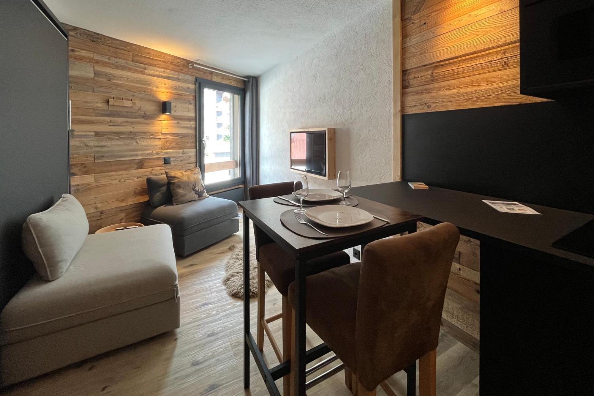Les Cerfs - Appartement & Studio - Anzère Exteriör bild