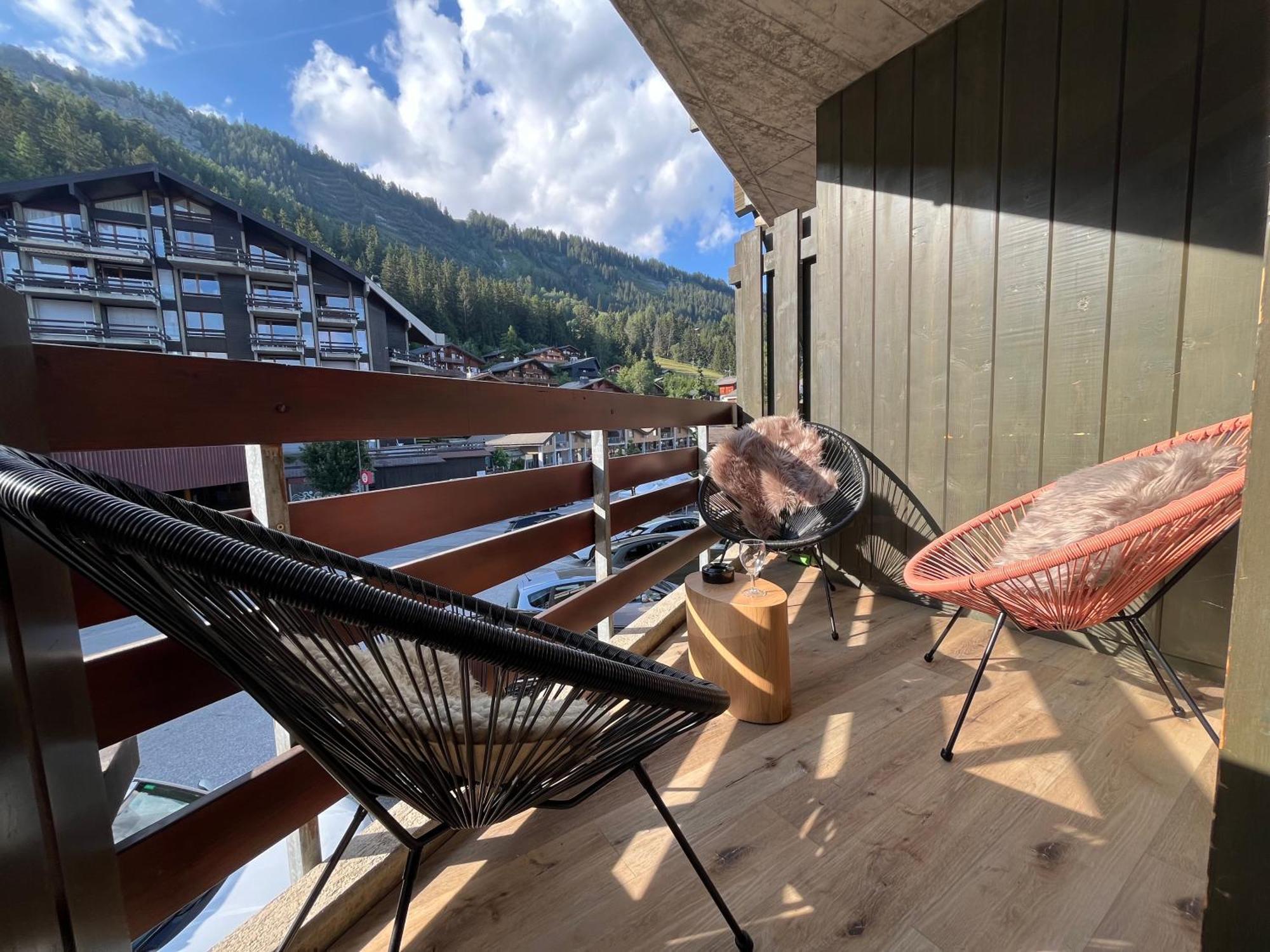 Les Cerfs - Appartement & Studio - Anzère Exteriör bild