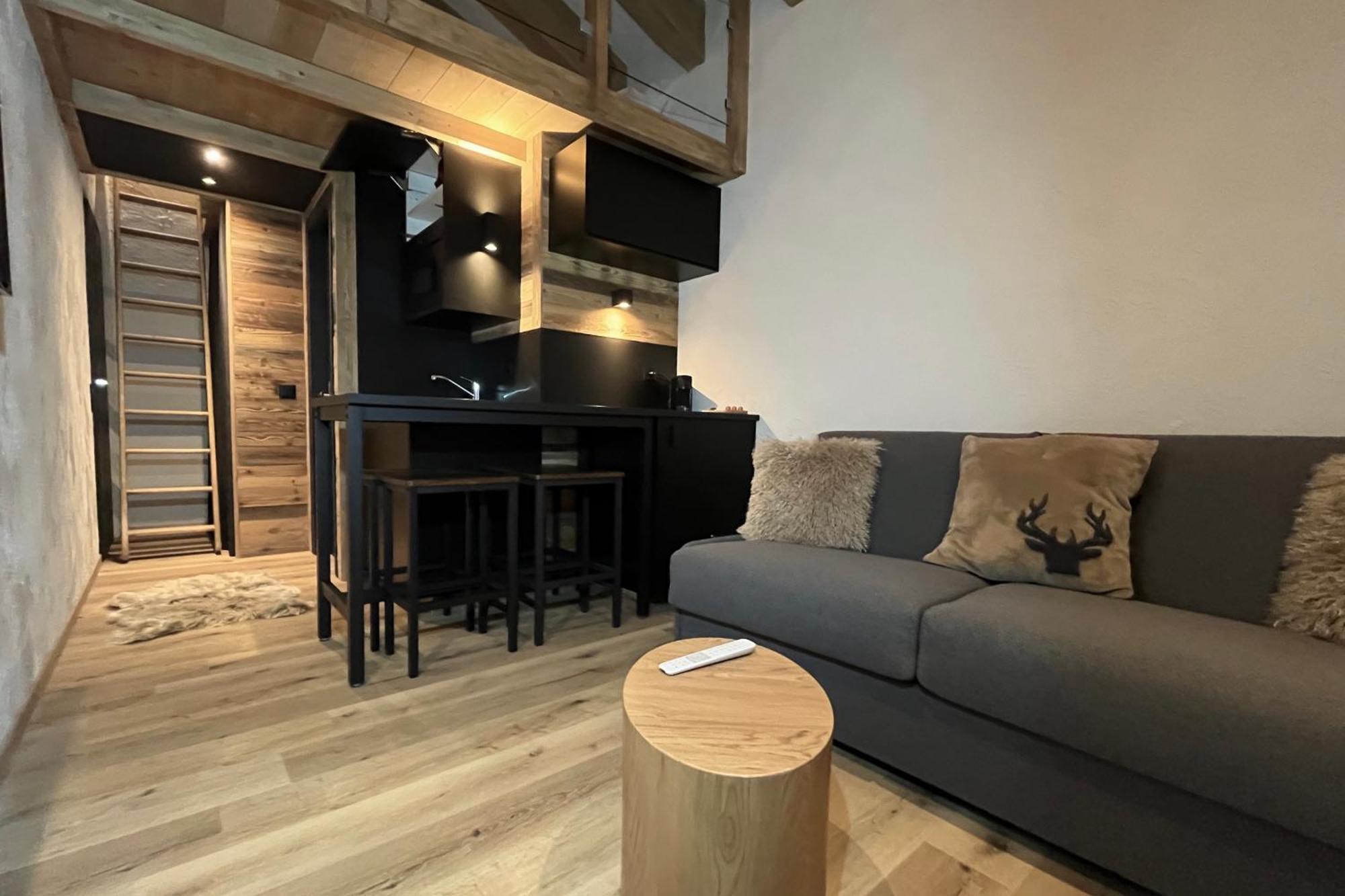 Les Cerfs - Appartement & Studio - Anzère Exteriör bild