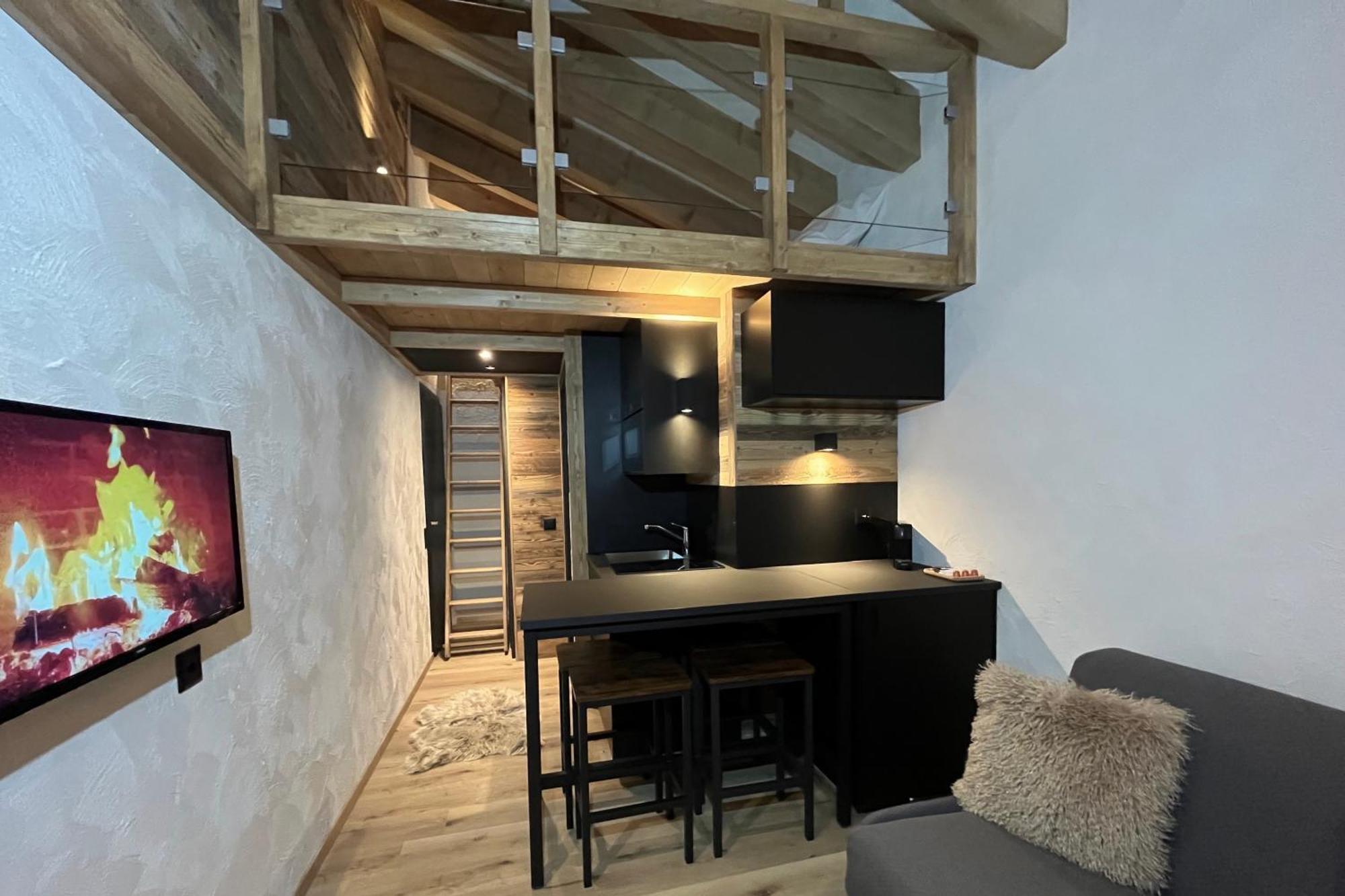 Les Cerfs - Appartement & Studio - Anzère Exteriör bild