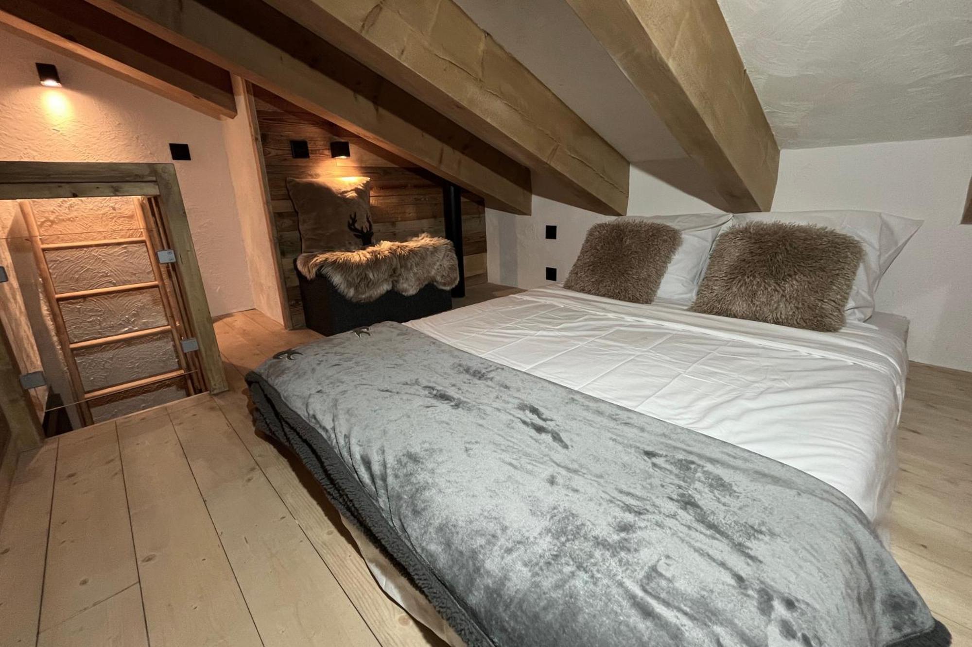 Les Cerfs - Appartement & Studio - Anzère Exteriör bild