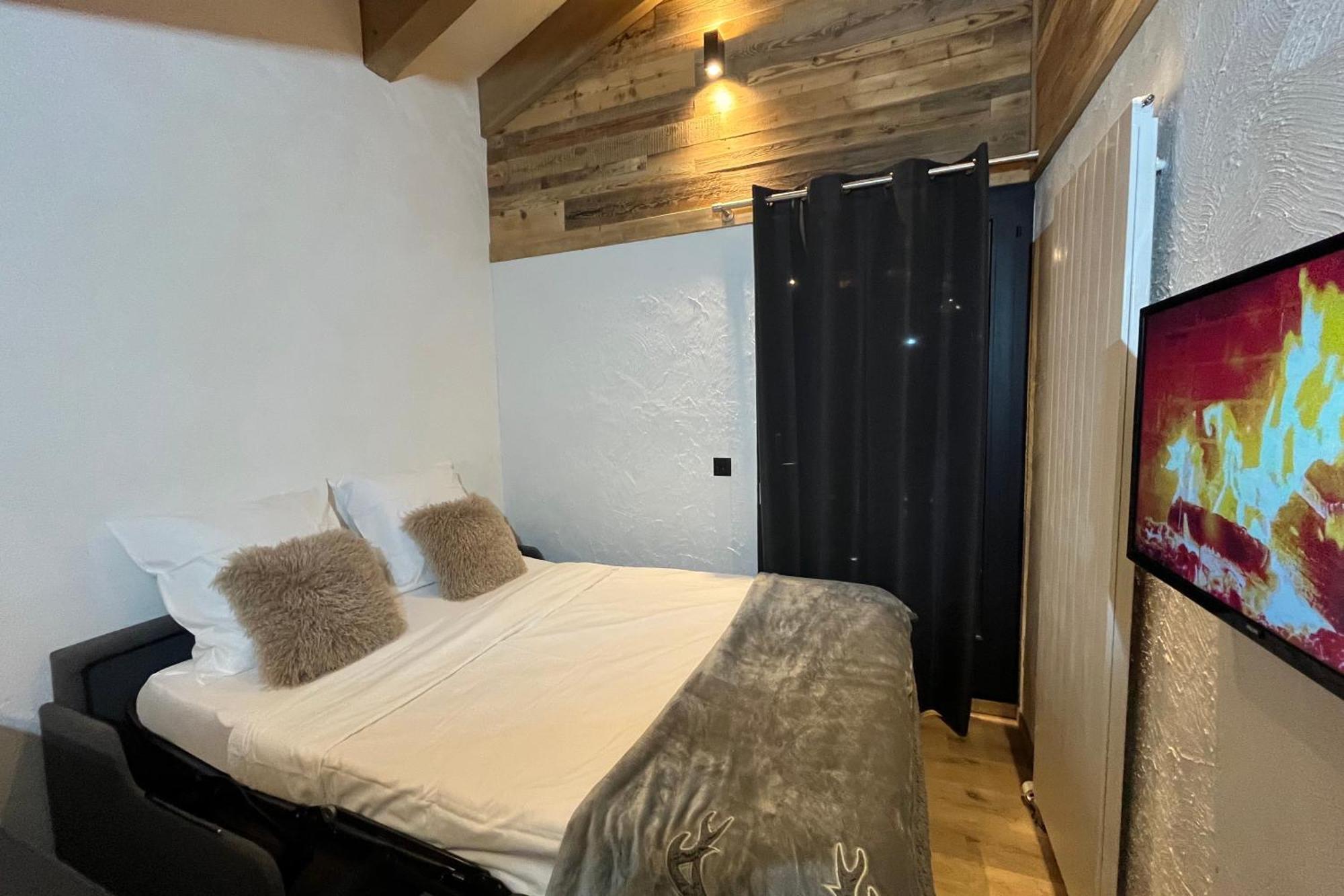 Les Cerfs - Appartement & Studio - Anzère Exteriör bild