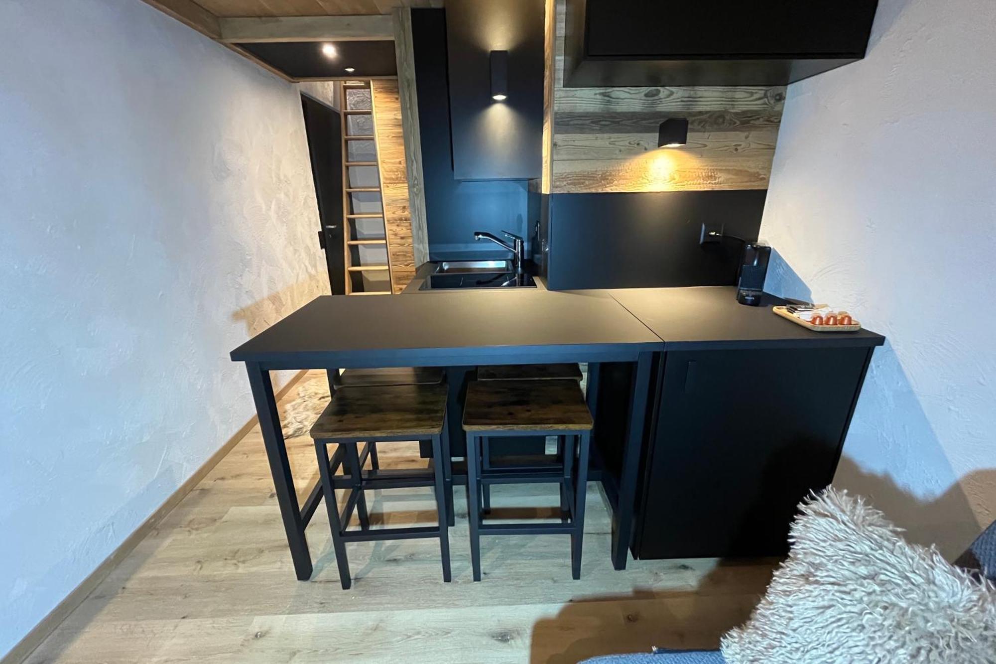 Les Cerfs - Appartement & Studio - Anzère Exteriör bild
