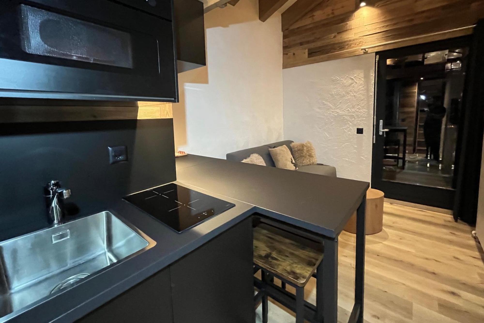 Les Cerfs - Appartement & Studio - Anzère Exteriör bild